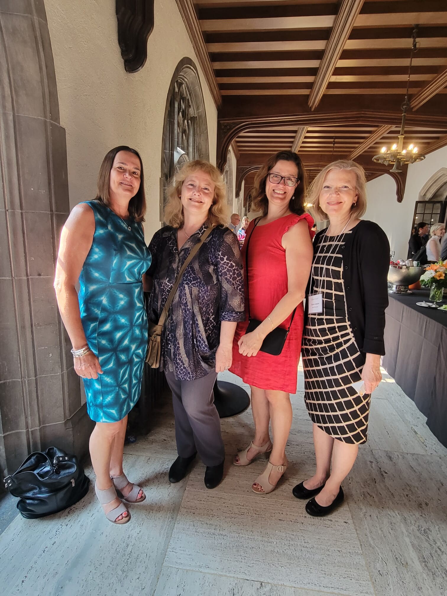 Group photo of Belinda Vilhena, Kathryn Parker, Maria Tassone, and Sylvia Langlois.