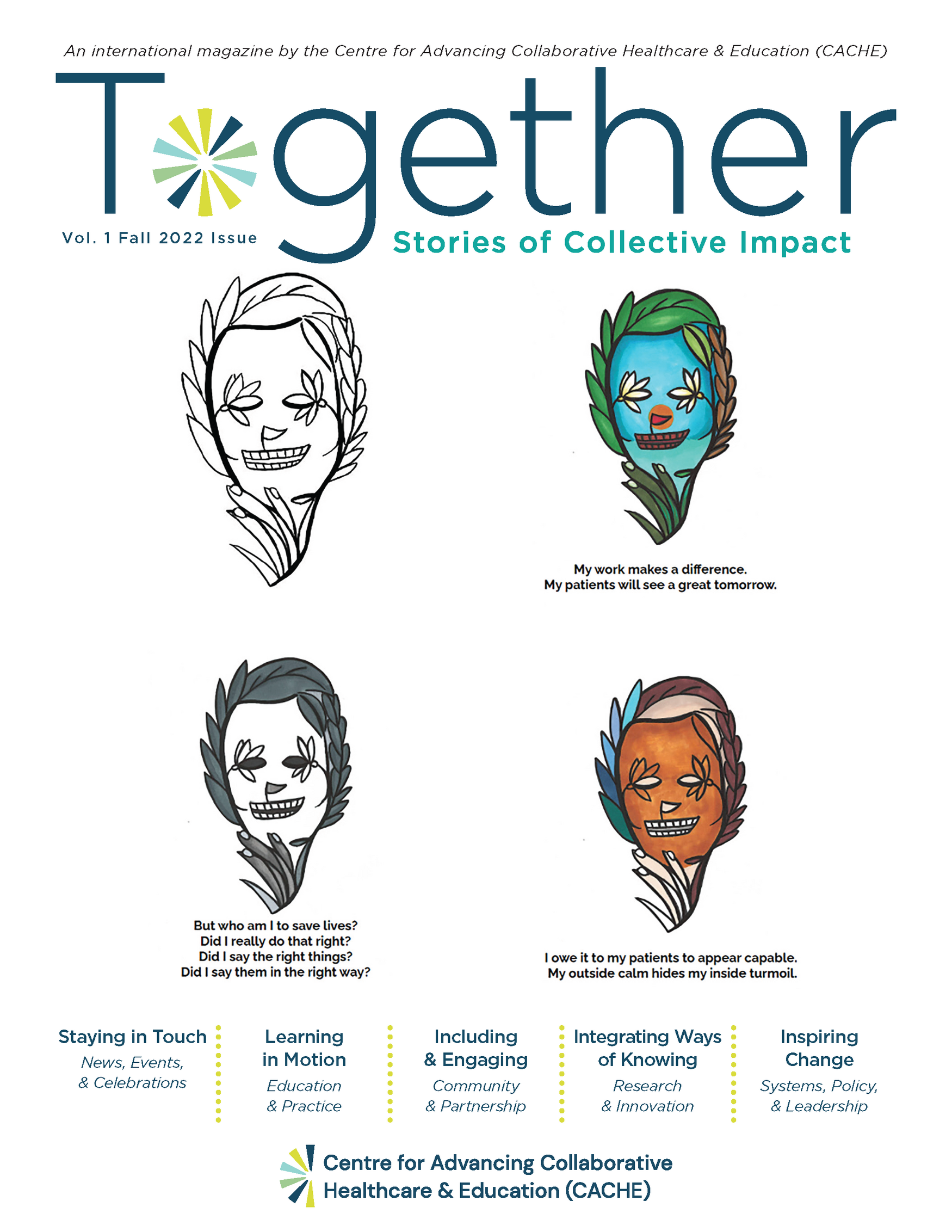 Inaugural cover of Together magazine